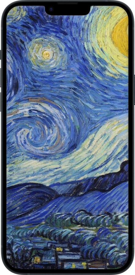 TPU чехол «Звездная ночь» Винсента Ван Гога для Apple iPhone 14 Plus - 6433b-2645 изображение 
