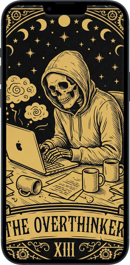 TPU чехол The Overthinker для Apple iPhone 14 Plus - 6774b-2645 изображение 