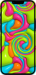 3D пластиковый матовый чехол Y2K Jelly Dream для Apple iPhone 14 Plus - 6780m-2645 изображение 