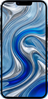 3D пластиковый матовый чехол Liquid Chrome для Apple iPhone 14 Plus - 6781m-2645 изображение 