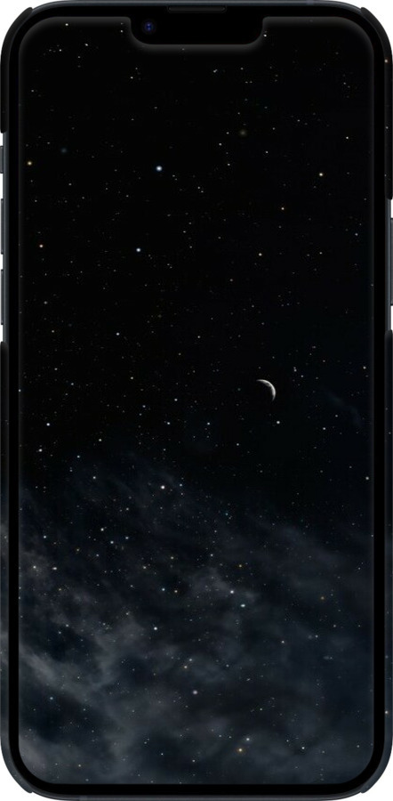 3D пластиковый матовый чехол Ночное небо для Apple iPhone 14 Plus - 6451m-2645 изображение 