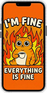 Чехол Bumper MagSafe чехол Funny Cat для Apple iPhone 14 Plus - 6786pm-2645 изображение 