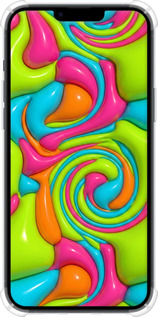 Силикон с усиленными углами чехол Y2K Jelly Dream для Apple iPhone 14 Plus - 6780sp-2645 изображение 