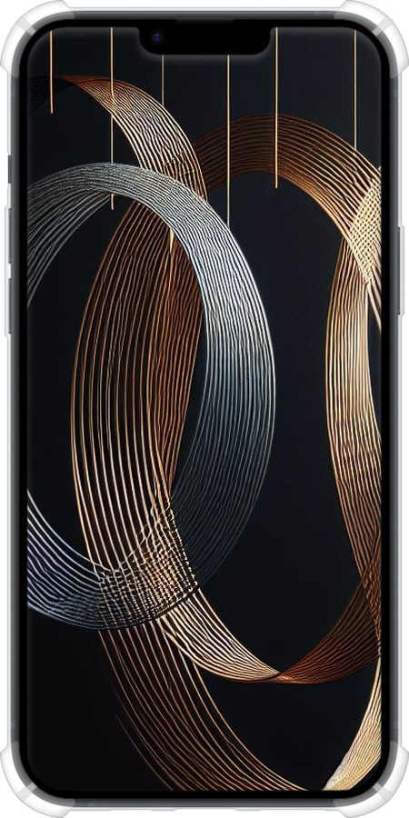 Силикон с усиленными углами чехол Симфония для Apple iPhone 14 Plus - 5835sp-2645 изображение 