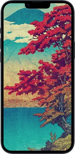 Силиконовый чехол С изображением природы для Apple iPhone 14 Plus - 6469u-2645 изображение 
