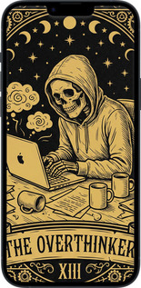 Силиконовый чехол The Overthinker для Apple iPhone 14 Plus - 6774u-2645 изображение 