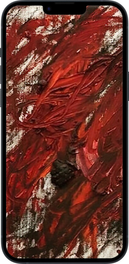 Силиконовый чехол Абстрактная композиция в красных тонах для Apple iPhone 14 Plus - 6541u-2645 изображение 