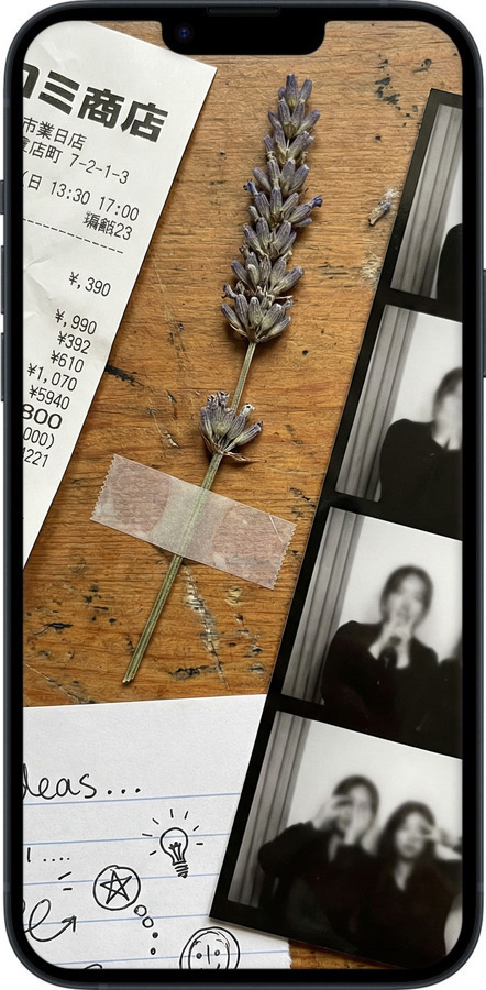 Силиконовый чехол Aesthetic Scrapbook Collage для Apple iPhone 14 Plus - 6773u-2645 изображение 