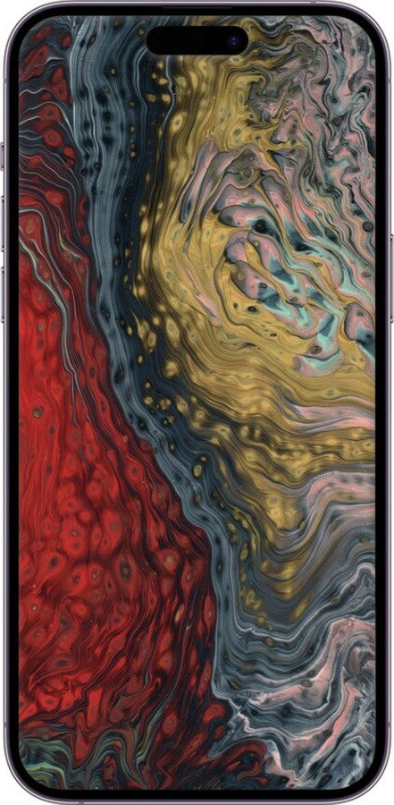 TPU чехол Із зображенням абстрактного живопису для Apple iPhone 14 Pro Max - 6530b-2667 изображение 