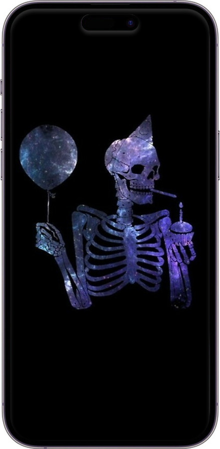 TPU чехол Скелетное искусство для Apple iPhone 14 Pro Max - 6536b-2667 изображение 