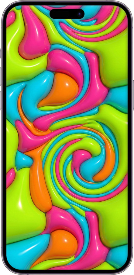 TPU чехол Y2K Jelly Dream для Apple iPhone 14 Pro Max - 6780b-2667 изображение 