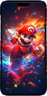 3D пластиковий матовий чехол Супер Маріо для Apple iPhone 14 Pro Max - 6342m-2667 изображение 