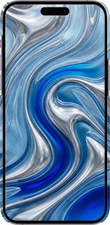 3D пластиковый матовый чехол Liquid Chrome для Apple iPhone 14 Pro Max - 6781m-2667 изображение 