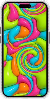 Чехол Bumper чехол Y2K Jelly Dream для Apple iPhone 14 Pro Max - 6780pc-2667 изображение 