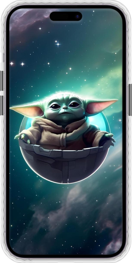 Чохол Bumper чехол Малышь йода для Apple iPhone 14 Pro Max - 6294pc-2667 изображение 