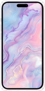 Силикон с усиленными углами чехол Нежный мрамор для Apple iPhone 14 Pro Max - 6310sp-2667 изображение 