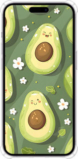 Силикон с усиленными углами чехол Авокадо для Apple iPhone 14 Pro Max - 6380sp-2667 изображение 