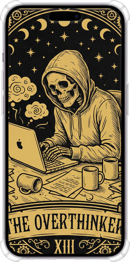 Силикон с усиленными углами чехол The Overthinker для Apple iPhone 14 Pro Max - 6774sp-2667 изображение 