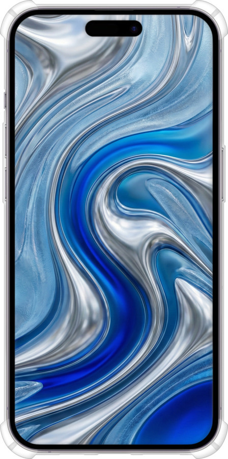 Силикон с усиленными углами чехол Liquid Chrome для Apple iPhone 14 Pro Max - 6781sp-2667 изображение 