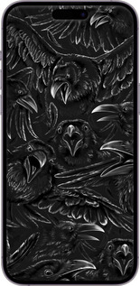 Силиконовый чехол Воронья ярость для Apple iPhone 14 Pro Max - 6474u-2667 изображение 