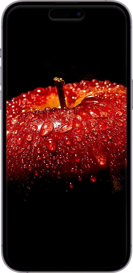 Силиконовый чехол Яблоко для Apple iPhone 14 Pro Max - 6022u-2667 изображение 