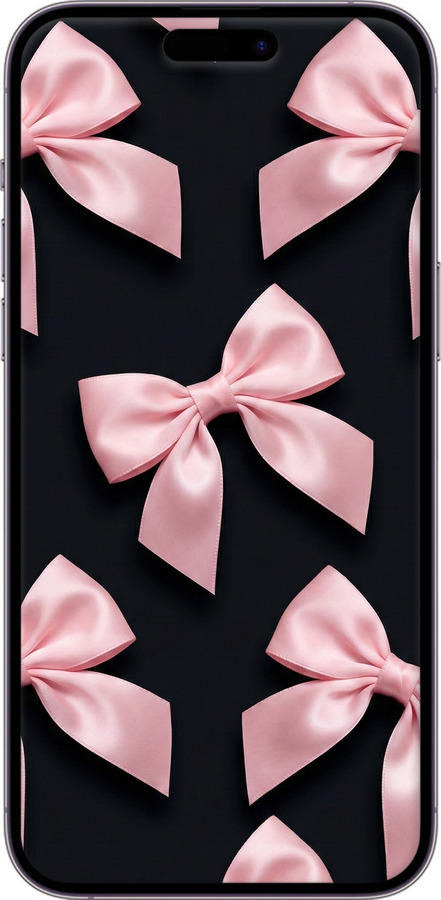 Силіконовий чехол Coquette Ribbons Dark Coquette для Apple iPhone 14 Pro Max - 6767u-2667 изображение 