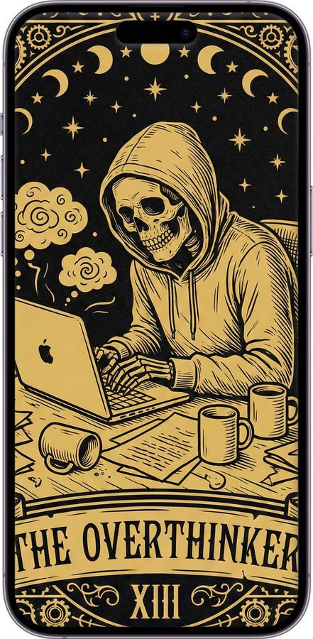 Силиконовый чехол The Overthinker для Apple iPhone 14 Pro Max - 6774u-2667 изображение 