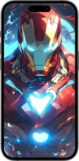 TPU чехол Железный человек для Apple iPhone 14 Pro - 6372b-2646 изображение 