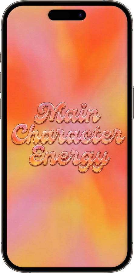 TPU чехол Aura Gradient Main Character Energy Aesthetic Y2K для Apple iPhone 14 Pro - 6783b-2646 изображение 