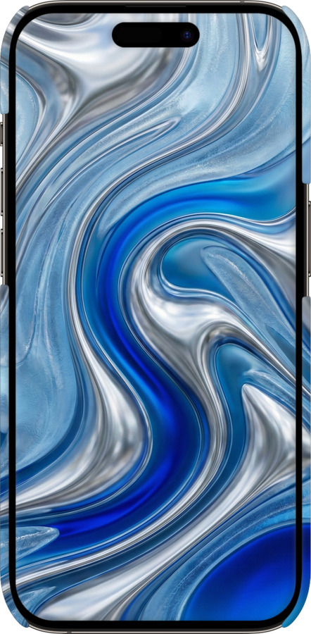 3D пластиковый матовый чехол Liquid Chrome для Apple iPhone 14 Pro - 6781m-2646 изображение 