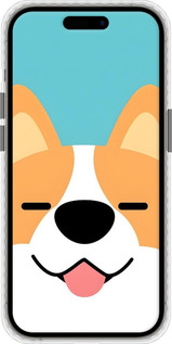 Чохол Bumper чехол Корги для Apple iPhone 14 Pro - 6280pc-2646 изображение 