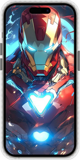 Чохол Bumper чехол Железный человек для Apple iPhone 14 Pro - 6372pc-2646 изображение 
