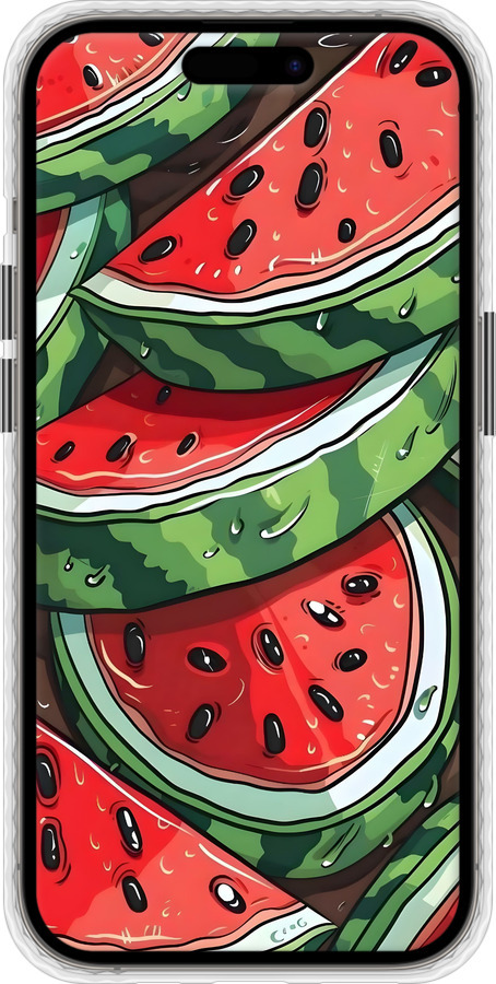 Чохол Bumper чехол Кавун для Apple iPhone 14 Pro - 6315pc-2646 изображение 