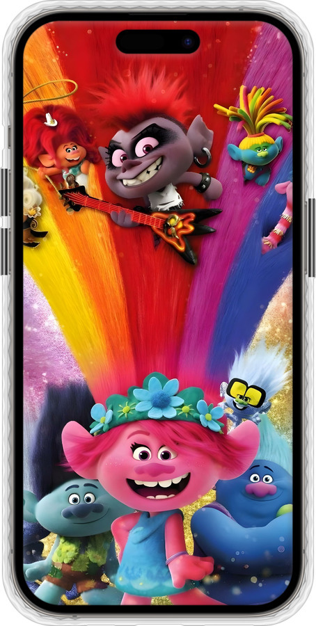 Чохол Bumper чехол Тролі для Apple iPhone 14 Pro - 6343pc-2646 изображение 