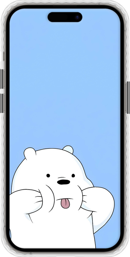 Чехол Bumper чехол Милый мишка для Apple iPhone 14 Pro - 6357pc-2646 изображение 