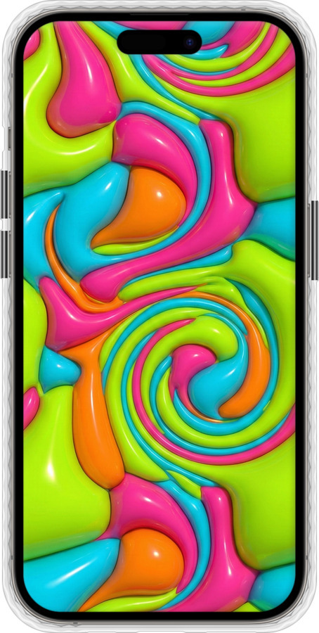 Чехол Bumper чехол Y2K Jelly Dream для Apple iPhone 14 Pro - 6780pc-2646 изображение 