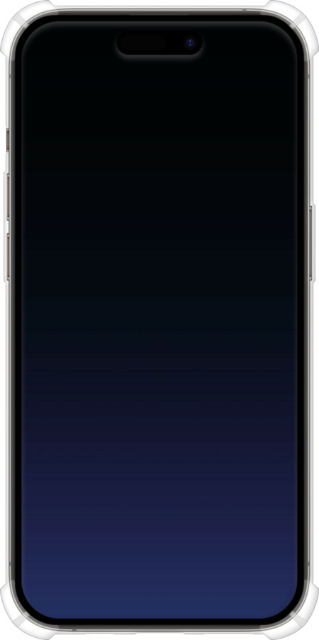 Силикон с усиленными углами чехол Градиент в тёмно - синем стиле для Apple iPhone 14 Pro - 6542sp-2646 изображение 