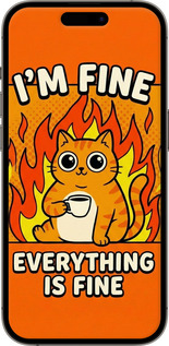 Силіконовий чехол Funny Cat для Apple iPhone 14 Pro - 6786u-2646 изображение 