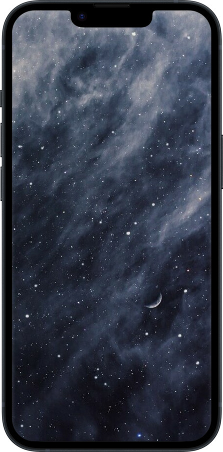 TPU чехол Сині хмари, Синій місяць для Apple iPhone 14 - 6398b-2648 изображение 