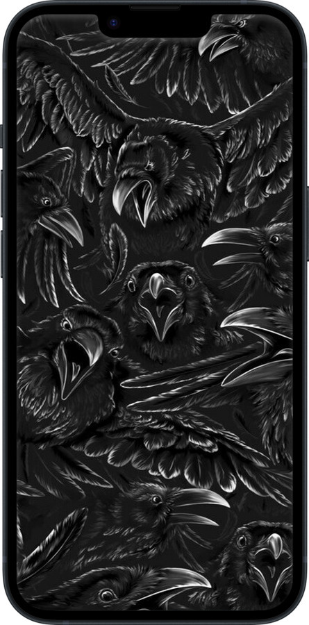 TPU чехол Вороня лють для Apple iPhone 14 - 6474b-2648 изображение 