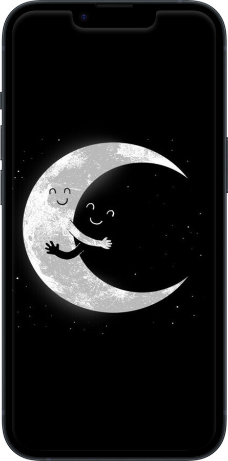 TPU чехол Місячні обійми для Apple iPhone 14 - 6508b-2648 изображение 