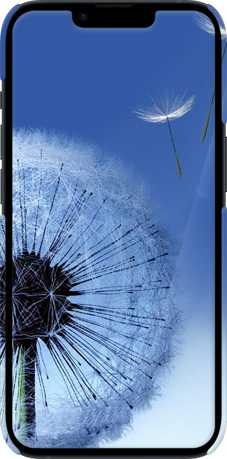 3D пластиковый матовый чехол Одуванчик для Apple iPhone 14 - 6005m-2648 изображение 