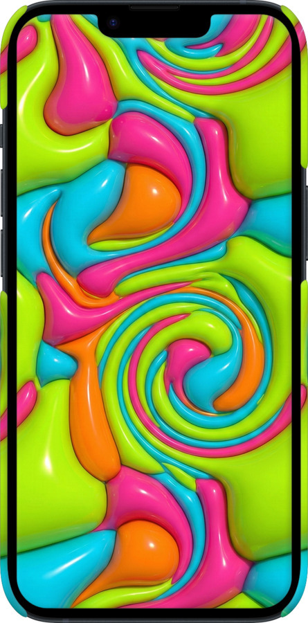 3D пластиковий матовий чехол Y2K Jelly Dream для Apple iPhone 14 - 6780m-2648 изображение 