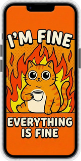 Чохол Bumper MagSafe чехол Funny Cat для Apple iPhone 14 - 6786pm-2648 изображение 