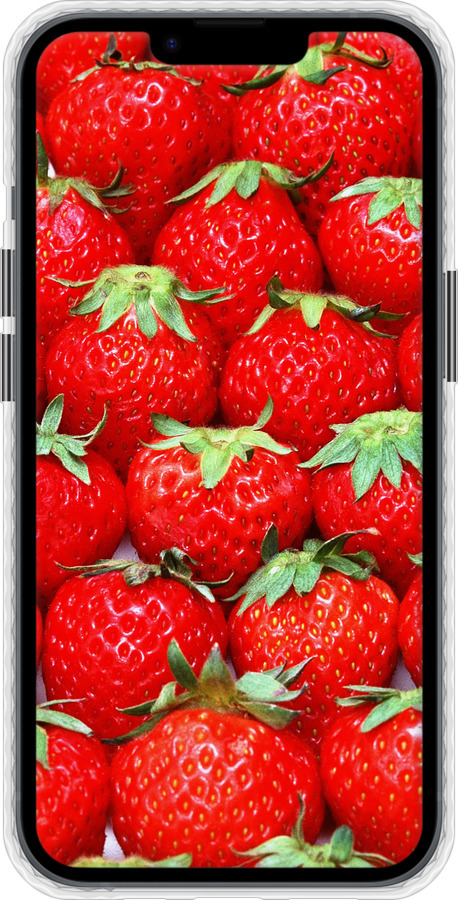Чехол Bumper чехол Клубника для Apple iPhone 14 - 6020pc-2648 изображение 