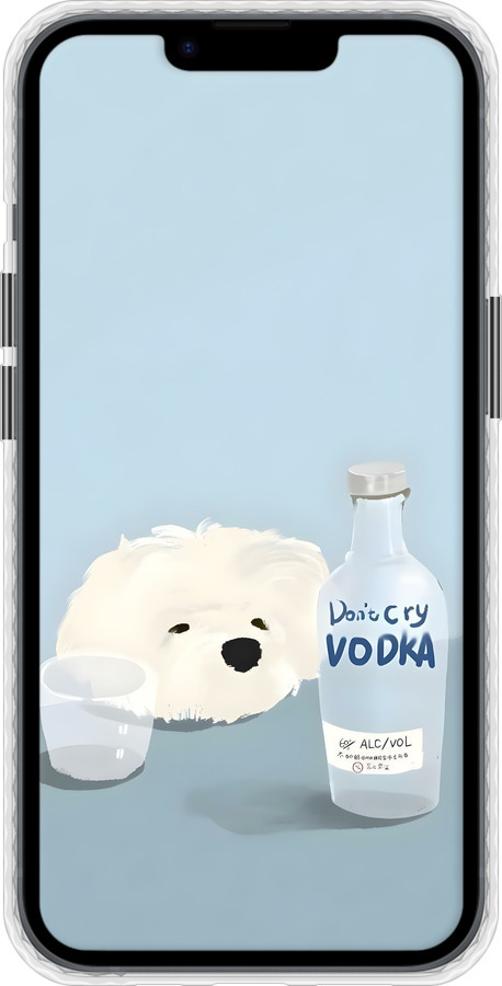 Чохол Bumper MagSafe чехол Пес водка для Apple iPhone 14 - 6368pm-2648 изображение 