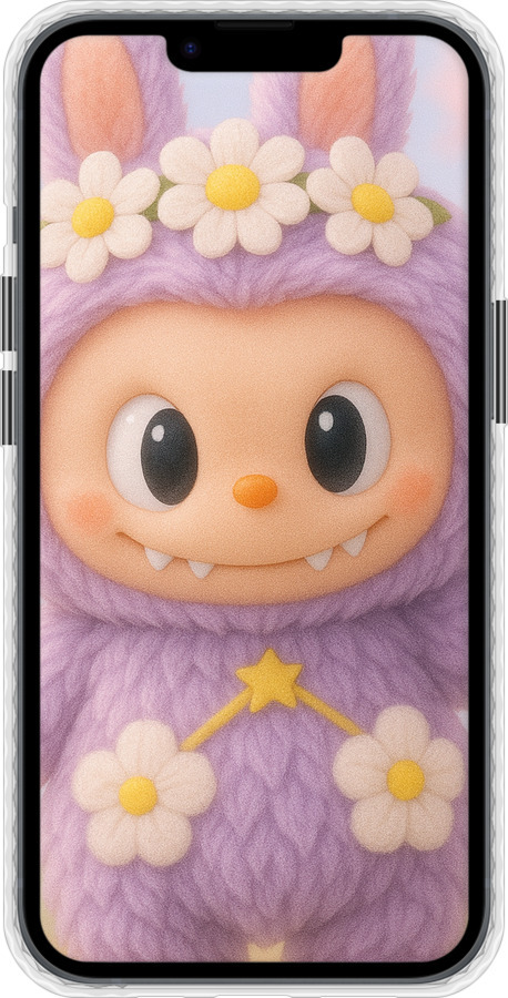 Чехол Bumper чехол Лабубу 1 для Apple iPhone 14 - 6709pc-2648 изображение 