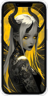 Силикон с усиленными углами чехол Аниме демон 2 для Apple iPhone 14 - 6309sp-2648 изображение 