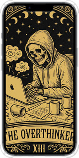 Силіконовий протиударний с посиленими кутами чехол The Overthinker для Apple iPhone 14 - 6774sp-2648 изображение 