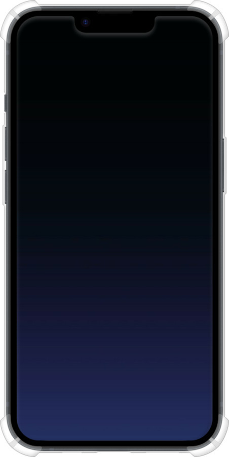 Силикон с усиленными углами чехол Градиент в тёмно - синем стиле для Apple iPhone 14 - 6542sp-2648 изображение 